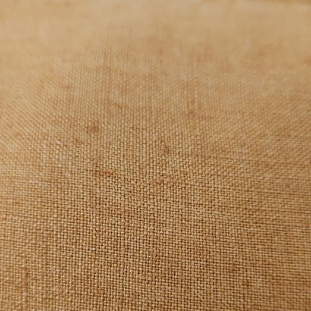 Simple Opulence Rust Carmel 100% Linen Washable Standard Pillowcases Shams Set